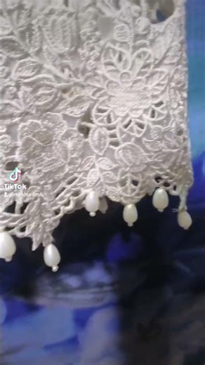 Beautiful Cream Color Fancy Dress Design | Elegant Handmade Stitching
