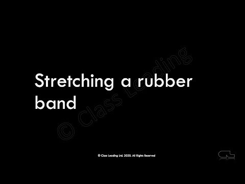 Physics experiment - Stretching a rubber band #Physics #Forces #GCSE