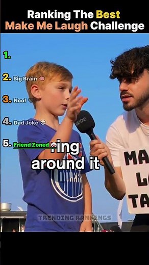Ranking The Funniest Make Me Laugh Challenge moments 💀 #shorts #publicinterview