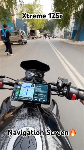 Xtreme 125r Navigation Screen🔥 #xtreme125r #viral #shortsviral #motovlogindonesia