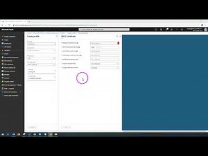 Device configuration Profiles Create iOS Certificates, SCEP and PKCS configurations -Intune No#57