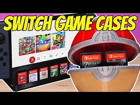 Top 10 Nintendo Switch Game Cases 3D Printed