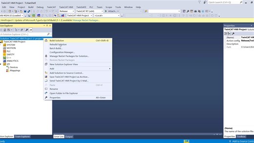 TwinCAT HMI界面以及布局介绍