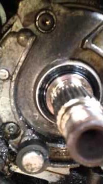 How to install a crankshaft seal on a 2000 Volvo V 70 2.4 turbo
