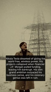 42K views · 941 reactions | The real reason Teslas ambitious Wardenclyffe Tower project failed. | The History Page | Facebook