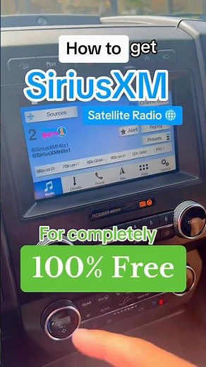 How to get SiriusXM Radio in your car for FREE…