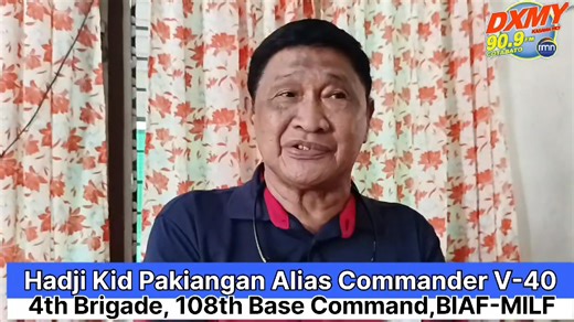 PAKINGGAN: Ang naging buod ng panayam kay BIAF-108th Base Command, 4rth Brigade Hadji Kid Pakiangan Alias Commander V-40 kasabay ng matagumpay na rido settlement ng dalawang magka away pamilya na parehong magkakamag-anak. Ito'y ginanap sa Barangay Pagagawan, Datu Montawal, Maguindanao del Sur kanina September 25,2025. Si Commander Kid Pakiangan ay siya rin ang National President ng Old Comrad Bravo Company Bacth 1974 MNLF na mga batikang mandirigma laban sa rehemeng Marcos. Subalit ng mabuo ang 