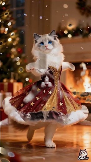 Jingle Bell FLUFF Ragdoll Christmas Dance