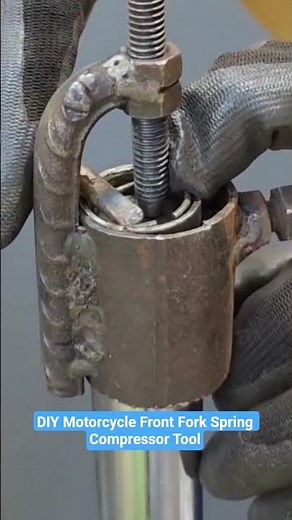 DIY Motorcycle Front Fork Spring Compressor Tool