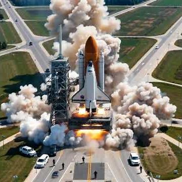 Space Shuttle Atlantis Take-off
