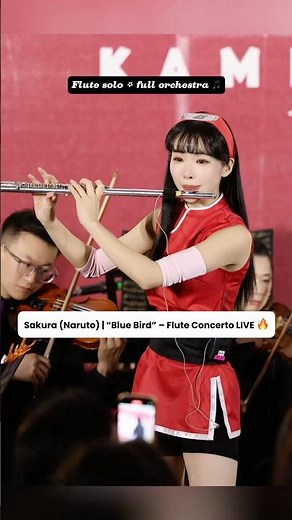 Sakura (Naruto) | “Blue Bird” – Flute Concerto LIVE 🔥