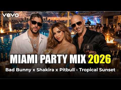 Bad Bunny x Shakira x Pitbull - Baila Sin Miedo | Miami Party Mix 2026 🔥