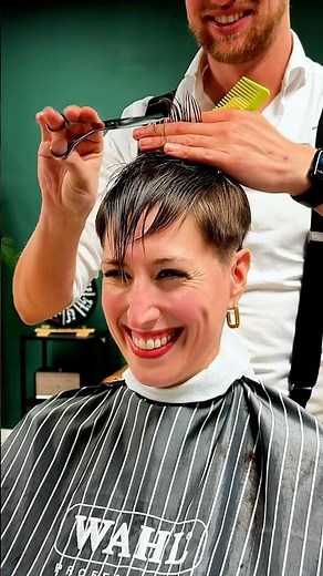 Bold Pixie Cut Transformation with an Edgy Twist 🔥✂️