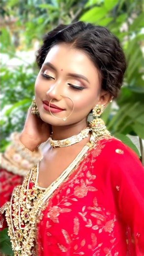 Stunning Dusky Bridal Makeup Transformation 💄 | Before & After | Indian Makeup Artist