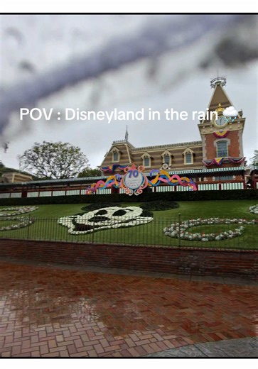 Experiencing Disneyland in the Rain