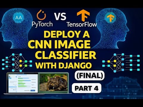 Deploy PyTorch & TensorFlow CNNs with Django (Real Image Test)