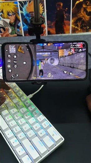 Free Fire Mini SETUP keyboard mouse gameplay #keyboard #freefire #shorts #viralvideo