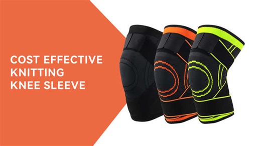 Professional Sports Knee Sleeve Support Flexible Breathable Bandage Knee Brace for Adults with Custom Logo Knee Pain Protection