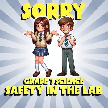 Safety in the Lab SORRY Science Game - No Prep Grade 7 Review