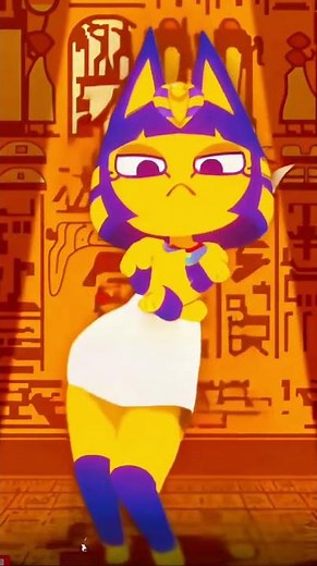 Ankha dancing (animal crossing: new horizons)