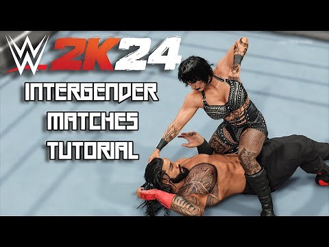 WWE 2K24 - How To Play Intergender Matches