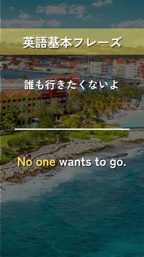 【英語基本フレーズ No.088】No one 動詞. (誰も～ないよ）