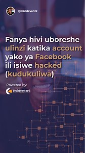 23K views · 937 reactions | Jinsi ya kuongeza ulinzi katika account yako ya facebook ili isiwe hacked(kudukuliwa). #2stepverification #facebooksecuritytips #facebooktips #jifunzekwadan #dandevantz | Itsdandevan | Facebook
