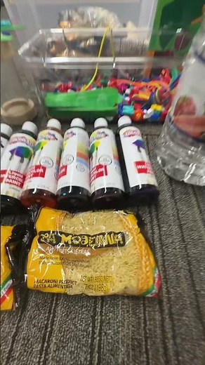 Here’s everything I’m using to create our Chicka Chicka Boom Boom Sensory Table! 🌴✨ The tree is