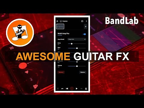 How to create awesome guitar sounds in BandLab.