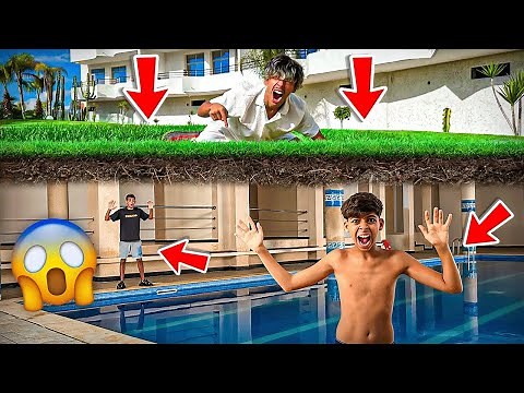 و أخيرا يوم كامل فالمسبح تحت الأرض 🧱😱 خويا كان غادي يموت 💔😭