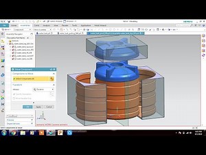 NX MOLD WIZARD #Water tank mold design