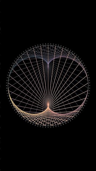 The 3× Table Turns Into a Nephroid #mathematics #manim #nephroid #timestable #geometry