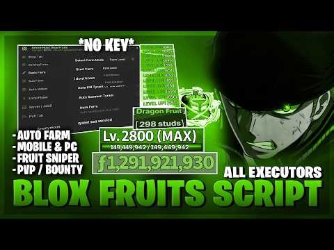 [🐍 BEST] Blox Fruits Script – NO KEY | AUTO FARM | AUTO BOUNTY | PVP | MAX LEVEL | FRUIT SNIPER