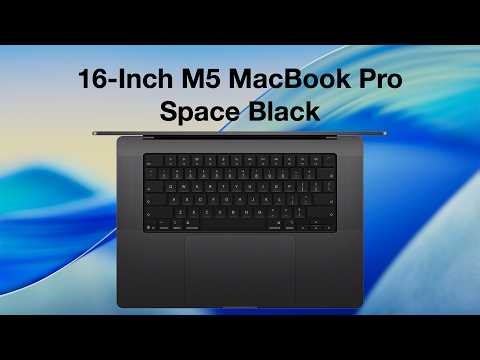 2026 16-Inch MacBook Pro M5 Pro Unboxing and Setup (Space Black)