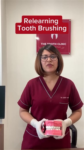 Relearning toothbrushing