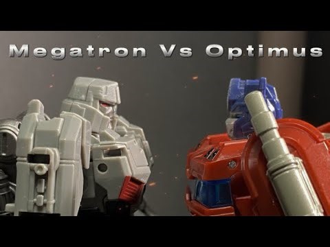 Megatron vs Optimus Prime - Transformers Stop-Motion animation