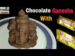 Chocolate Ganpati / Eco Friendly Ganesha / How To Make Ganesha At Home / 5 Star Ganesha
