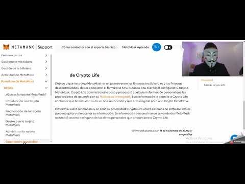 💳 Tarjeta MetaMask: ¿Es Anónima? ¿Pide KYC? 🔥 Lo Que Debes Saber #arpf #metamask
