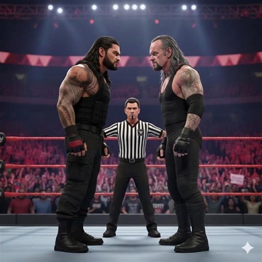 Roman Reigns vs The Undertaker 💀 Final Battle | WrestleMania 33 | Pixar 3D #wwe #shorts