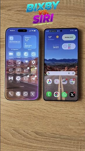 🤖 Siri vs. Bixby! Which one is smarter? #Apple #Samsung #Siri #Bixby #AI