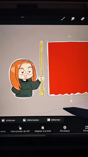 Meet my sister ! #pourtoi #artist #animation #procreate #art #procreateapp #procreateart #tutorial #artistsoftiktok #drawing #procrratetutorial #draw