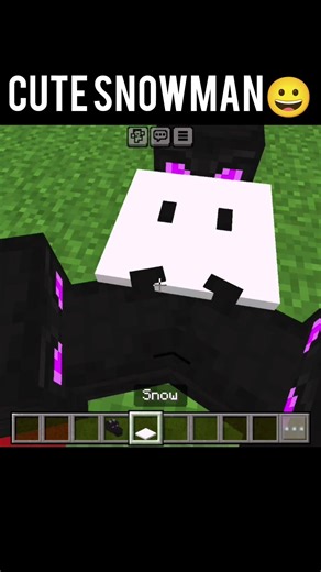 cute snowman😀#nobatidao