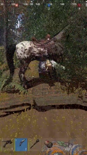 This horse man tried to jump me #russdog316 #rust #gaming #solo
