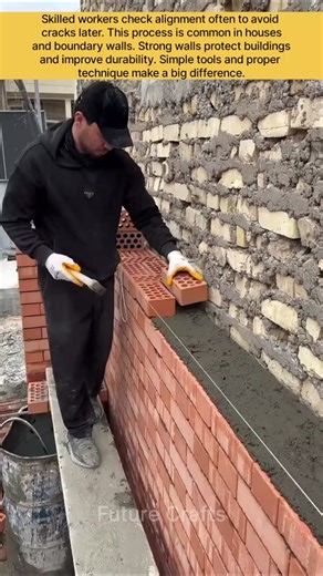 How Brick Walls Are Built Step by Step