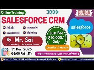 SALESFORCE CRM Online Training @ DURGASOFT