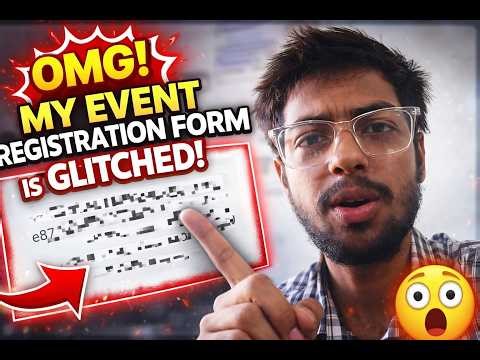 Event Form Error! Registration Already Submitted Bug 😡|Lakshay Unlocked| #lakshayunlocked