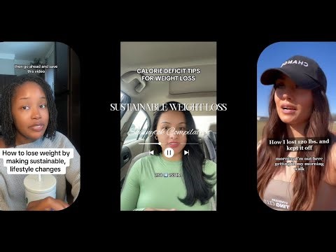 SkinnyTok Advice for Sustainable Weight Loss ✨ | Habits That Actually Last (Compilation)