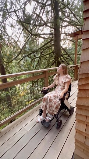 Treehouse Point on Instagram: "A wheelchair friendly treehouse?! Meet Ananda, our ADA accessible treehouse 🫶 @thechronic_explorer took a trip to the trees to stay in our luxury treehouse ✨ It brings us so much joy that the experience of sleeping in a treehouse is even more accessible 🫶 #treehousepoint #nelsontreehouseexperience #pnw"