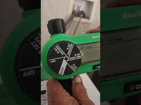 Lesson to Program Rain Bird Hose End Timer