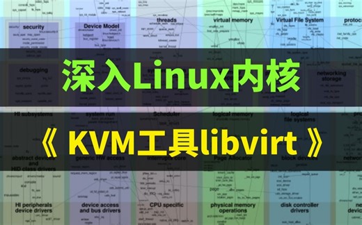 【深入Linux内核】KVM工具libvirt（内存调优/文件系统/进程管理/设备驱动/网络协议栈）